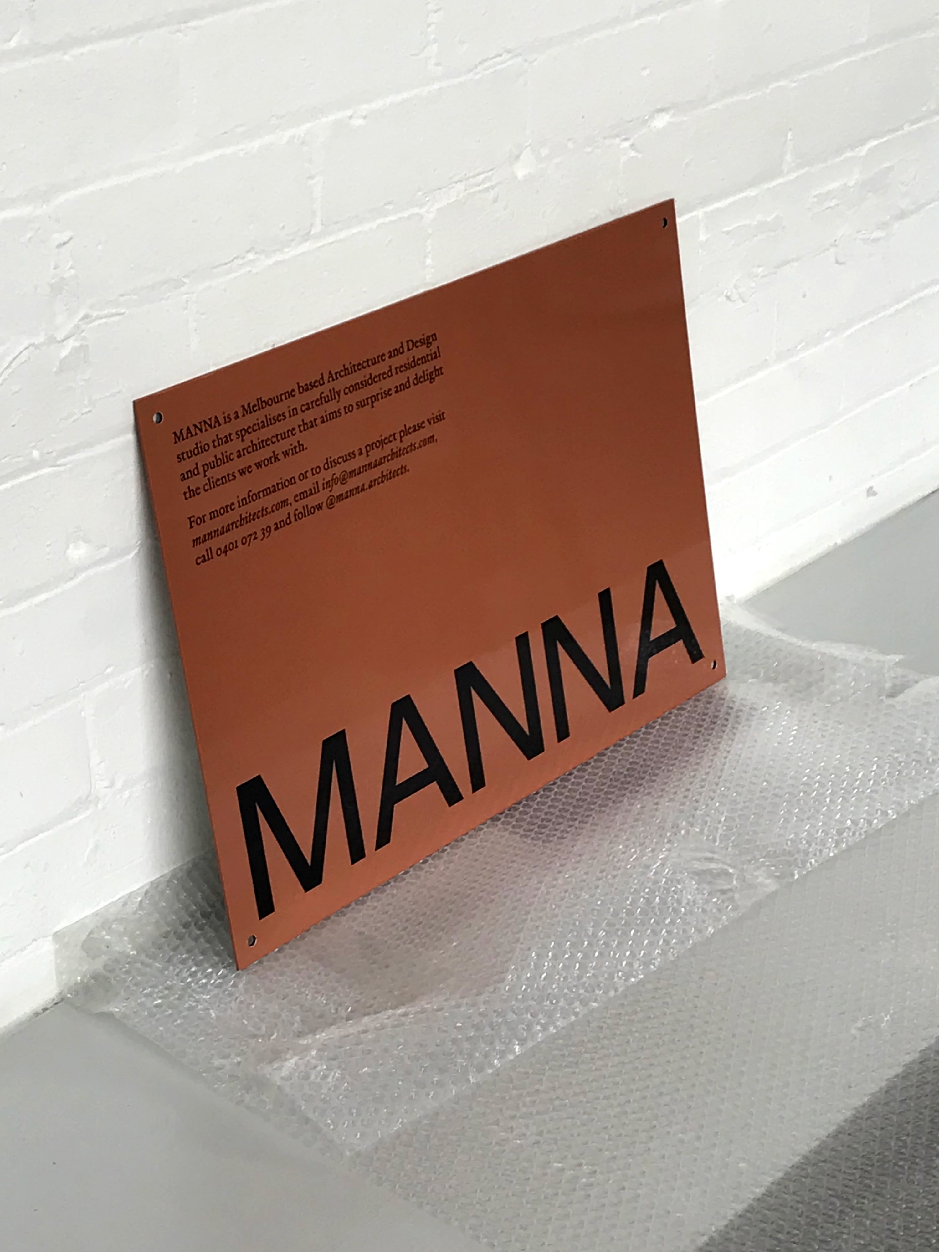 MANNA Signage